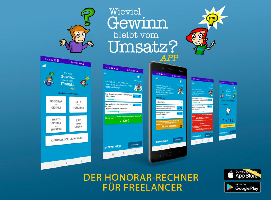 Wieviel Gewinn bleibt vom Umsatz APP-Screens - coming soon